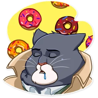 Blacksad telegram stickers