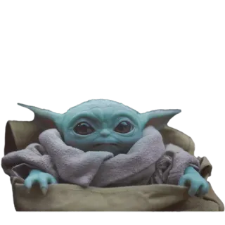 😕 Grogu The Mandalorian Grogu, The Mandalorian, Star Wars, Baby Yoda, Lucu, Fiksi Ilmiah telegram sticker