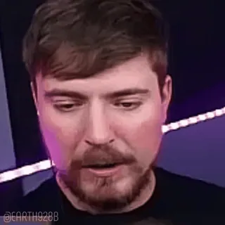 😂 @EARTH9288 MrBeast, Jimmy Donaldson, YouTube, Célébrité web whatsapp sticker