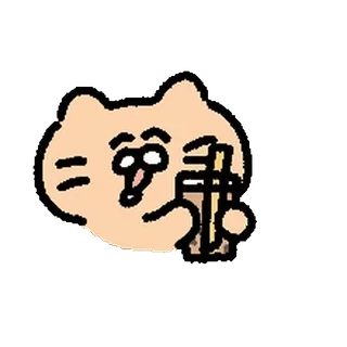 🥚 gato, bebida, bubble tea, lindo, dibujos animados, animal telegram sticker