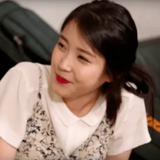 ☺️ femme, portrait, personne, coréen, asiatique, féminin, sourire telegram sticker