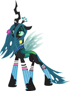 💐 Queen Chrysalis My Little Pony rainha, crisálida, metamorfo, mlp, My Little Pony, desenho animado, cavalo telegram sticker