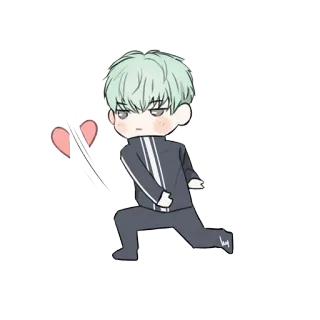 💔 chibi, heartbreak, sad, cute telegram sticker