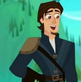 🖇 Eugene Fitzherbert Tangled disney, enredados, eugene fitzherbert, flynn rider telegram sticker