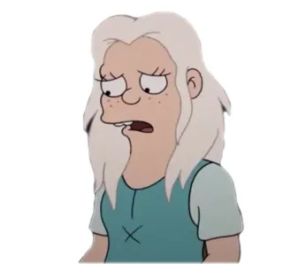 😨 Princess Bean Disenchantment การ์ตูน, เจ้าหญิง, บีน, ดิสเอนแชนต์ telegram sticker