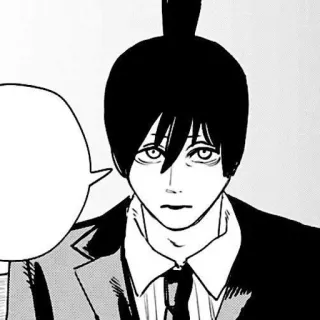 😮 Aki Hayakawa Chainsaw Man 早川秋, 电锯人, 动漫, 漫画, 角色 whatsapp sticker