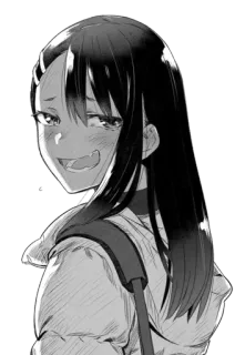 ◾️ Nagatoro Don't Toy With Me, Miss Nagatoro Anime, Manga, Charakter, lächelnd, Nagatoro telegram sticker