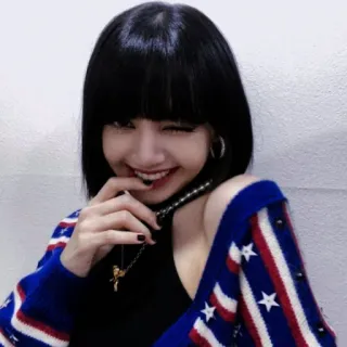 🎶 Lisa Kpop, アイドル, 歌手, リサ, ブラックピンク, 女性, 有名人 telegram sticker