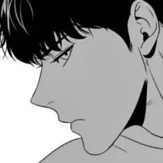 🍾 Anime, Manga, Porträt, Mann, Zeichnung, Cartoon telegram sticker