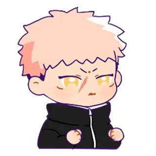 😠 Anime, Mangá, Personagem, Chibi, Fofo, Desenho animado, Adesivo whatsapp sticker