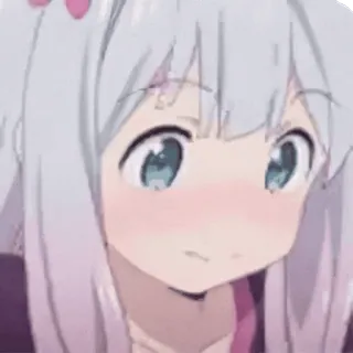 😳 Eromanga-sensei Anime, Manga, Niedlich, Kawaii, Mädchen whatsapp sticker
