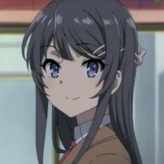 -mai sakurajima telegram stickers