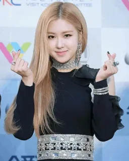 💫 Rosé Rosé, Blackpink, Kpop, Cantante, Ídolo, Celebridad, Moda whatsapp sticker