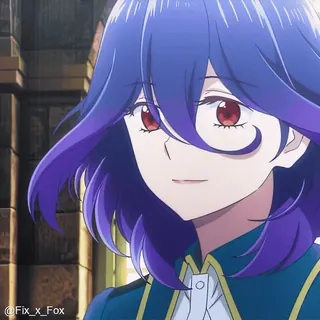 👍 アニメ, 青髪, 漫画, 女性, アニメーション whatsapp sticker