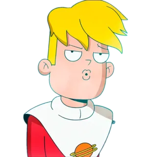 😗 Gary Goodspeed Final Space Cartoon, Final Space, Gary Goodspped, Figur, Animation telegram sticker