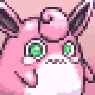 🥺 Cleffa pokemon, cleffa, fofo, rosa, jogo telegram sticker