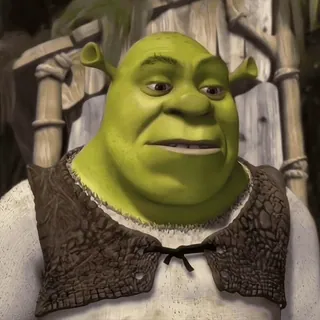 🪲 Shrek Ogr, Zielony, Animowany, Postać z filmu, Dreamworks, Bajka telegram sticker