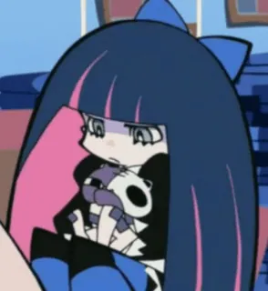 💗 Stocking Anarchy Panty & Stocking with Garterbelt Anime, Cartoon, Figur, Stocking Anarchy telegram sticker