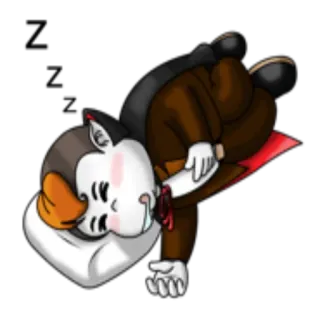😴 Hoạt hình, Minh họa, Động vật, Nhân vật, Dễ thương, Bản vẽ telegram sticker