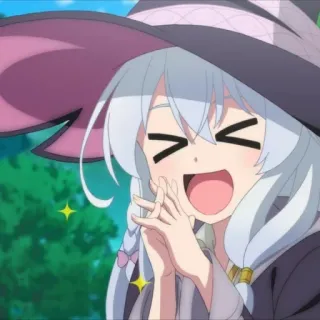 ❤️ animé, sorcière, personnage, mignon telegram sticker
