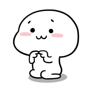 🥺 cute, kawaii, chibi, adorable, simple telegram sticker