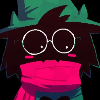 😳 Ralsei Deltarune RPG, cabra, lindo, videojuego, Deltarune telegram sticker