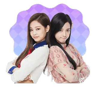 😚 K-pop, chicas, mujeres, retrato, amistad telegram sticker