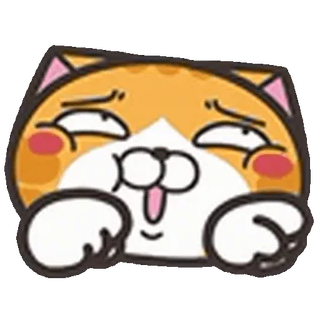 Orange Cat (@ShoutoEmoji) telegram emojis 😏