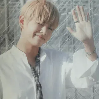 🖖 kpop, bts, v, taehyung, coreano, idol, cantante, fan telegram sticker