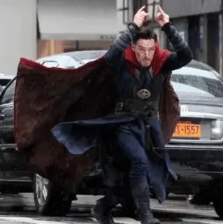 🥢 Doctor Strange Doctor Strange, Marvel, Superhero, Peleryna, Film telegram sticker
