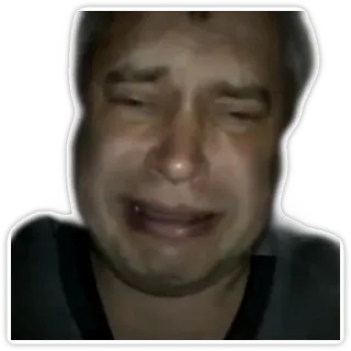 😣 llorando, hombre, triste, molesto, emoción, lágrimas telegram sticker