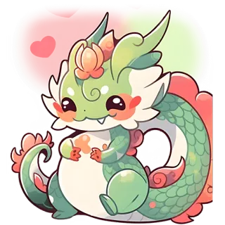 🤤 Drache, niedlich, Cartoon, Aufkleber, kawaii, Fantasy, Tier telegram sticker