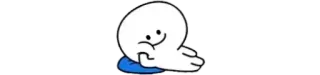 🙂 carino, cartoni animati, personaggio telegram sticker