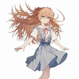💗 Asuka Langley Soryu Neon Genesis Evangelion アニメ, 漫画, 女の子, キャラクター, アスカ, エヴァンゲリオン whatsapp sticker