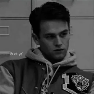 ▪️ @Lash_gif persoon, man, portret, zwart wit, hoodie, jas telegram sticker