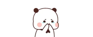 🔰 panda, traurig, weinend, süß, tier whatsapp sticker