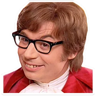 😏 Austin Powers Austin Powers, Mike Myers, Hài, Nhân vật, Phim telegram sticker