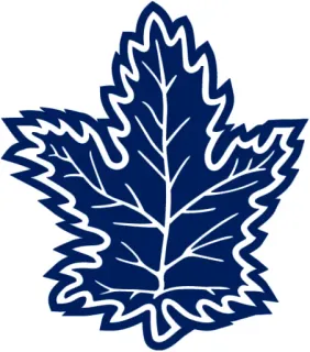 🍁 feuille d'érable, Canada, sport, hockey, Maple Leafs de Toronto, logo whatsapp sticker
