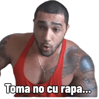 😕 Toma no cu rapa... оскорбительная лексика, вульгарно, оскорбление, ругательство telegram sticker