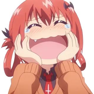 🤣 Satania Gabriel Dropout Anime, Demone, Piangente, Satania, Gabriel Dropout telegram sticker