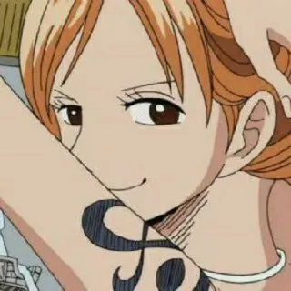 👑 Nami One Piece Anime, One Piece, Nami, Personnage, Sticker whatsapp sticker