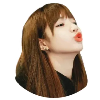 😘 Lisa 여자, 소녀, K팝, 미인, 인물사진, 여성, 사람 telegram sticker