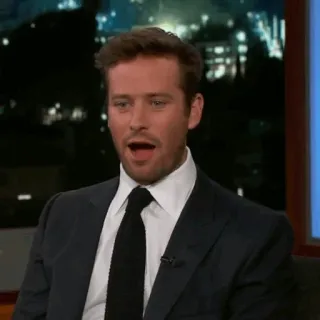 🥀 Armie Hammer diễn viên, người nổi tiếng, đàn ông, chân dung, talk show telegram sticker