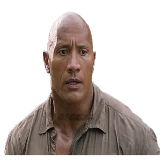 😦 Dwayne Johnson ดเวย์น จอห์นสัน, นักแสดง, จูแมนจี้, ภาพยนตร์, คนดัง telegram sticker