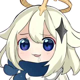 😋 Paimon Genshin Impact paimon, genshin impact, anime, chibi, jeu vidéo whatsapp sticker