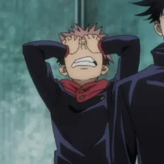 🍸 Yuji Itadori Jujutsu Kaisen อนิเมะ, ตัวละคร, มหาเวทย์ผนึกมาร, ยูจิ อิตาโดริ whatsapp sticker