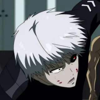 💉 Ken Kaneki Tokyo Ghoul 애니메이션, 도쿄 구울, 카네키 켄, 구울, 고어, 피, 싸움 telegram sticker