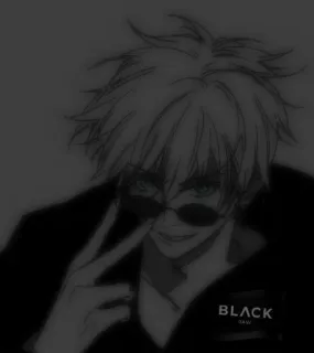 😎 BLACK
SAW Anime, Dibujos animados, Gafas de sol, Signo de la paz telegram sticker