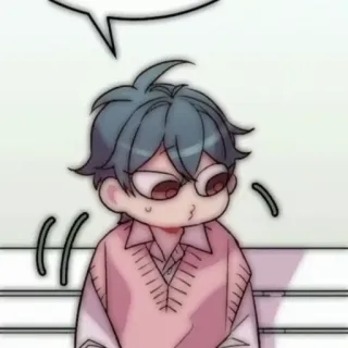 💬 Anime, Manga, Dibujos animados, Chibi, Lindo, Personaje telegram sticker