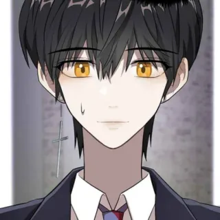 🩸 Аниме, Манга, Персонаж, Парень, Иллюстрация, Портрет telegram sticker